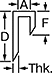Image of Attribute. Front orientation. Contains Annotated. Aluminum Edge Trim, Style 3.